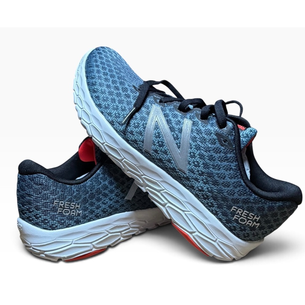 New Balance Fresh Foam Beacon Mens Running Shoes Blue Black MBECNBK1